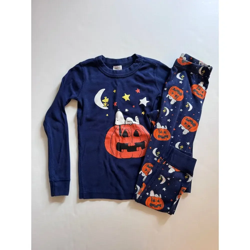 Hanna Andersson organic Snoopy Halloween pajamas